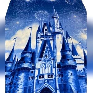 Rare 2011 Disney World Exclusive Cinderella Castle Fleece Throw Blanket …
